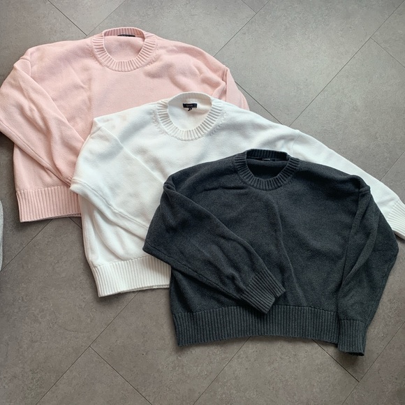 Quince Sweaters - Bundle of 3 Quince Organic Cotton Sweaters